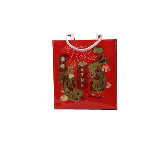 Bloomingdale's Collector Tote Lunar New Year Bag Exclusive Red Rabbit 2023 NEW - Picture 2 of 5